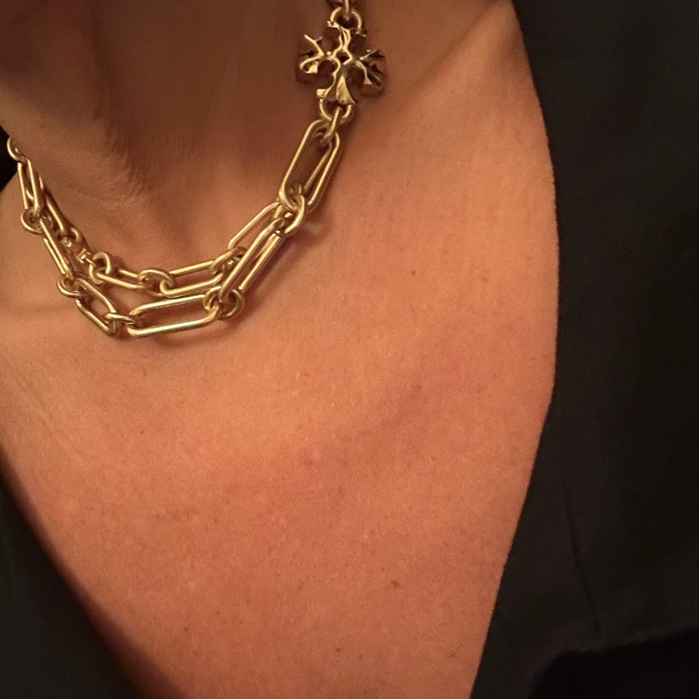 Tory Burch Gold Chain Link Necklace - Picture 4 of 7